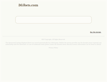 Tablet Screenshot of 365bets.com